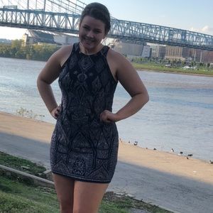 Formal Fitted Dress. Size XL